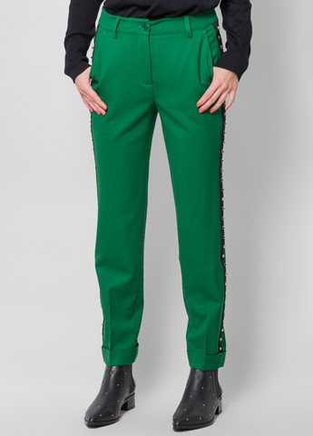 Зеленые кэжуал демисезонные брюки Parosh