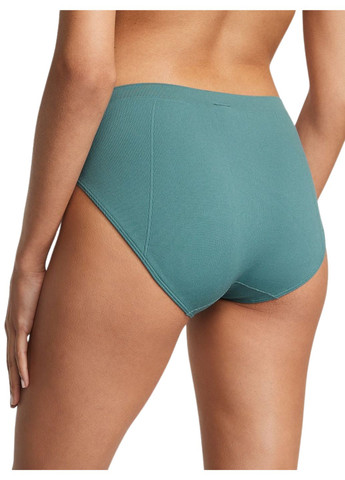 Трусики безшовні високі Victoria's Secret seamless logo high-leg brief panty (270828761)