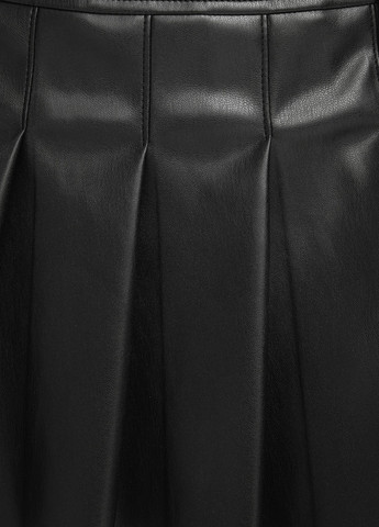 Черная праздничный однотонная юбка Bershka