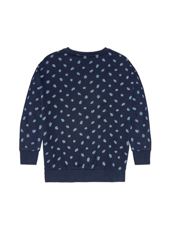 Pepperts свитшот рисунок темно-синий повседневный двунитка