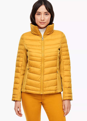 Желтая зимняя куртка S.Oliver