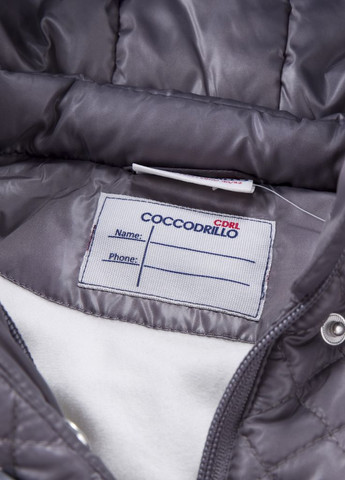 Серая зимняя куртка Coccodrillo