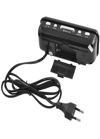 Настольные сетевые часы с зеленой подсветкой и будильником 220В -738 VST (270856134)