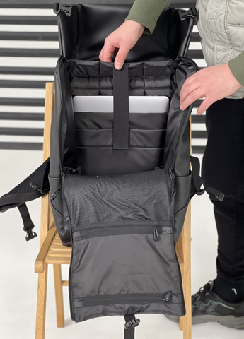 Місткий рюкзак Safe Bag, ролтоп з екошкіри класичний стиль ToBeYou safebag (270937898)