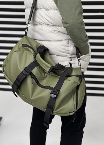 Cпортивна чоловіча сумка через плече на 30л в кольорі хакі ToBeYou сумка iron (271700655)