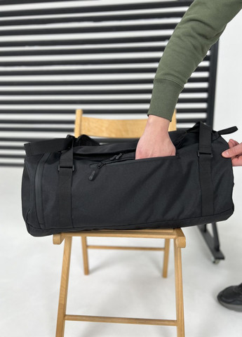 Многофункциональная сумка-рюкзак с карманом для обуви 37L на 3 отделения, черный оксфорд ToBeYou сумка barrel (271700660)