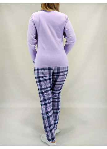 Сиреневая зимняя пижама кофта + брюки Triko Sweet dreams 40151701