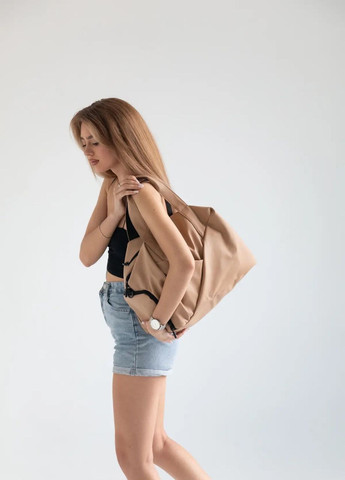 Жіноча спортивна сумка з екошкіри на 30L з відділом для взуття та кишеня на мокрі речі ToBeYou сумка x (271700652)