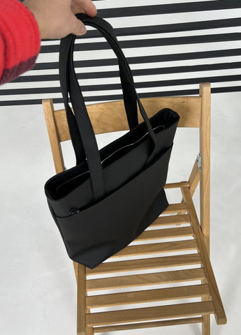 Жіноча сумка-шопер Classic black, екошкіра ToBeYou shoper (271700657)