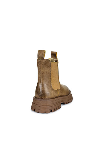 Жіночі черевики челсі шкіра коричневі на масивній підошві,23032-2 кор шк,,36 Fashion (271126481)