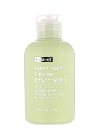 Ензимна пудра з ароматом матчі Green Tea & Enzyme Powder Wash 110 гр By Wishtrend (271399957)