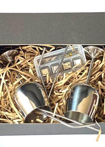 Набор бокалов для вина трубочки кубики для охлаждения на 2 персоны REMY-DECOR (271416327)