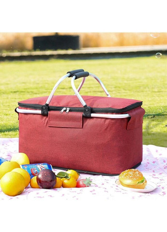 Термосумка 11304 20х23х40 см червона No Brand (271139429)