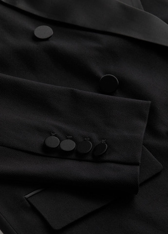 Черный женский жакет H&M однотонный - демисезонный