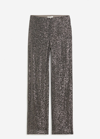 Темно-серые праздничный демисезонные брюки H&M