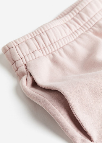 Светло-розовые спортивные демисезонные брюки H&M