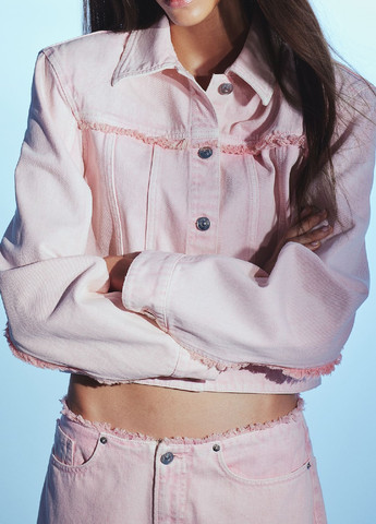 Светло-розовая демисезонная куртка H&M