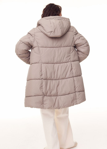 Серо-коричневая зимняя куртка H&M