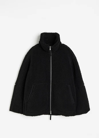 Чорна демісезонна куртка H&M