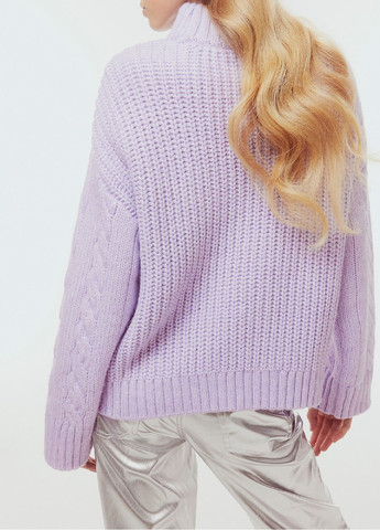 Сиреневый демисезонный свитер H&M