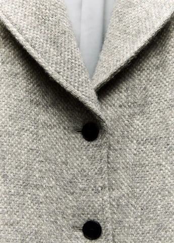 Серо-бежевое демисезонное Пальто Zara