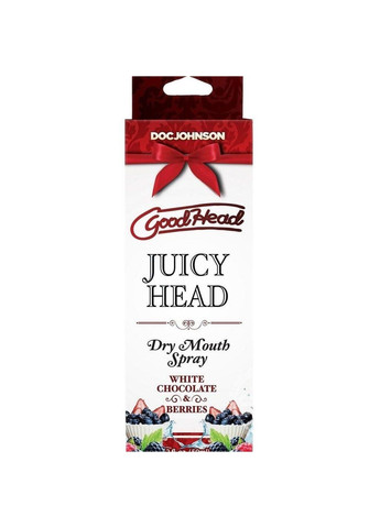 Зволожувальний спрей оральний GoodHead - Juicy Head - White Chocolate and Berries 59мл Doc Johnson (276843936)
