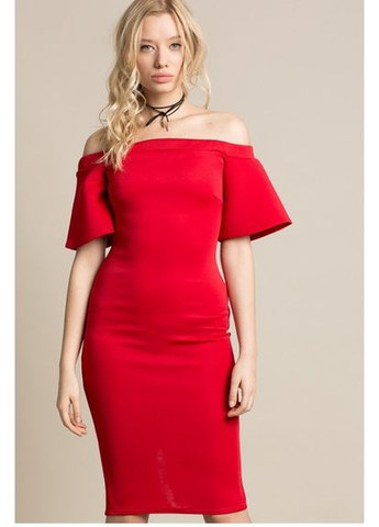 Красное платье Missguided
