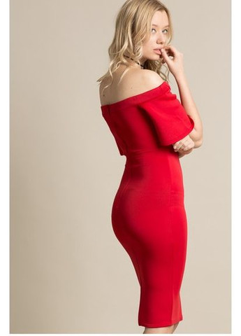 Красное платье Missguided