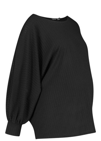 Черный свитер для беременных Boohoo