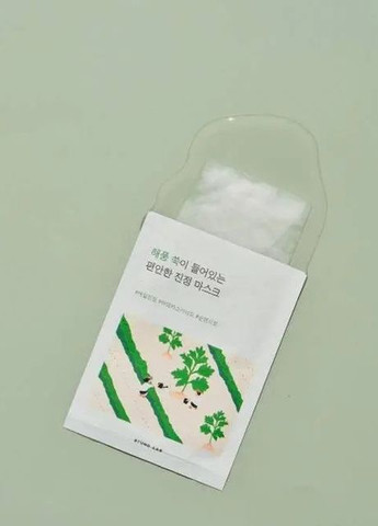 Заспокійлива маска Mugwort Calming Mask Sheet 25 ml Round Lab (271540394)