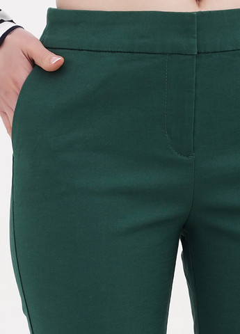 Зеленые кэжуал демисезонные брюки Boden