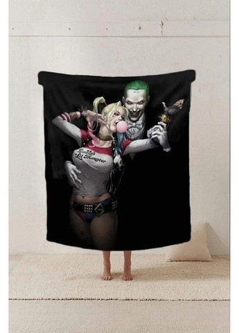 Плед 3D Харли Квинн и Джокер 20222440_A 12231 160х200 см Fashion (271547457)