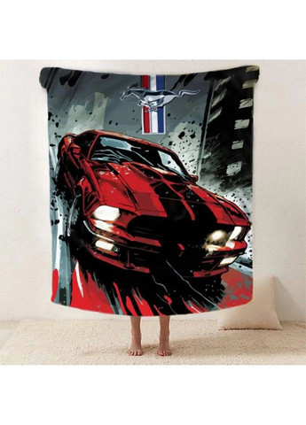 Плед 3D Ford Mustang 2598_B 12430 135х160 см Fashion (271549477)