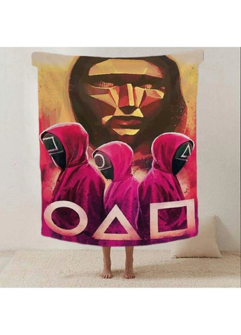 Плед 3D Гра в кальмара №2 20222466_A 12309 160х200 см Fashion (271544635)