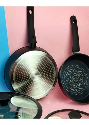 Сковорода глубокая с крышкой EB-3493 28 см Edenberg (271547736)