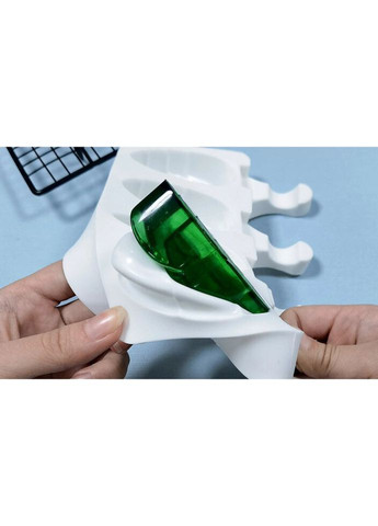 Форма для морозива силіконова Візерунок 3 8249 6.7х3.7 см 36 мл No Brand (271545112)