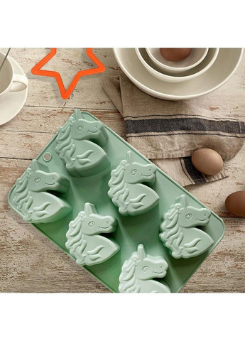 Форма для выпечки кексов Единороги MR-1129 26х15,9х3,3 см Maestro (271545057)