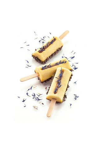 Форма для морозива силіконова Візерунок 4 8250 7х3.7 см 37 мл No Brand (271544169)