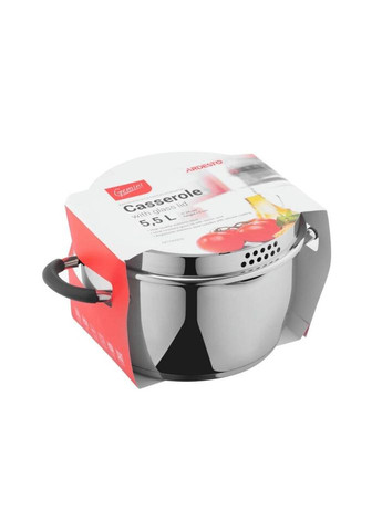 Кастрюля с крышкой Gemini Livorno AR-1955-GS 24 см 5.5 л Ardesto (271548293)