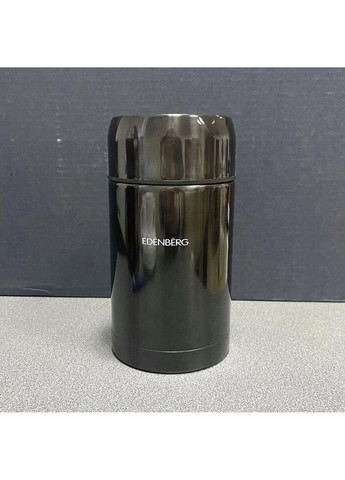 Термос пищевой 90127 800 мл черный (уценка) Edenberg (271548743)