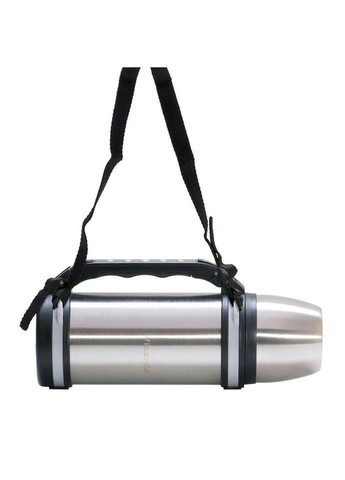 Термос із нержавіючої сталі з ручкою та ремінцем 1000 мл KM-2090 Kamille (271549086)