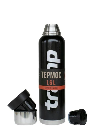 Термос питьевой Expedition Line TRC-029-black 1.6 л черный Tramp (271548821)