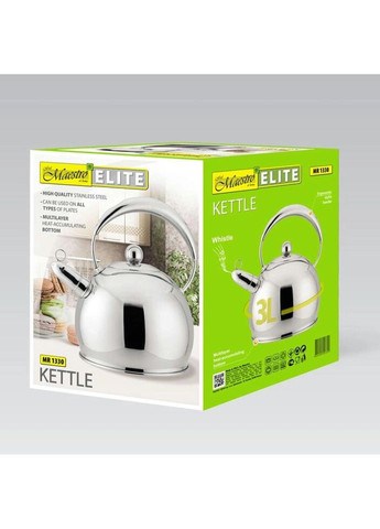 Чайник із свистком MR-1330 3 л Maestro (271550178)