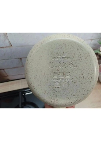 Чайник 8212-S-ivory 1 л бежевый OMS (271550326)