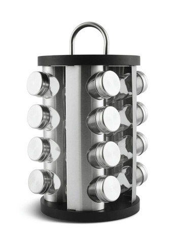 Набір для спецій EB-4027 18 предметів чорний Edenberg (271553607)