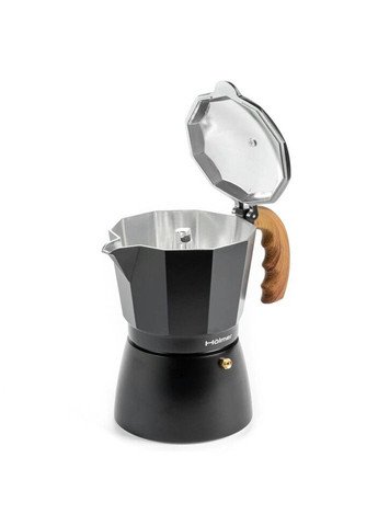Гейзерная кофеварка Natural CF-0450-BW 9 чашек 450 мл Holmer (271552267)