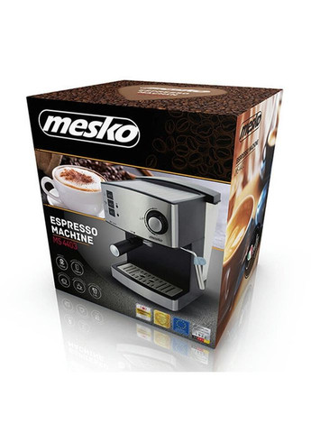 Кофеварка MS-4403 серый 15 Бар Mesko (271552367)
