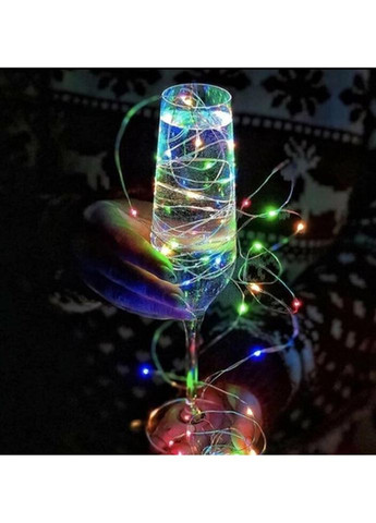 Гирлянда светодиодная на батарейках Роса 9308 10 м мультиколор No Brand (271552677)