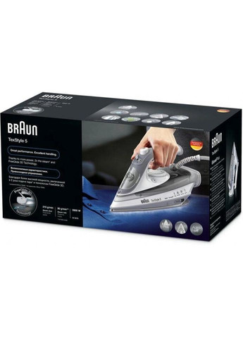 Праска TexStyle 5 SI-5078-GY 2800 Вт Braun (271552315)