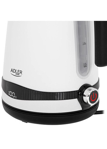 Чайник електричний з регулятором температури AD-1295-White 1.7 л Adler (271551631)
